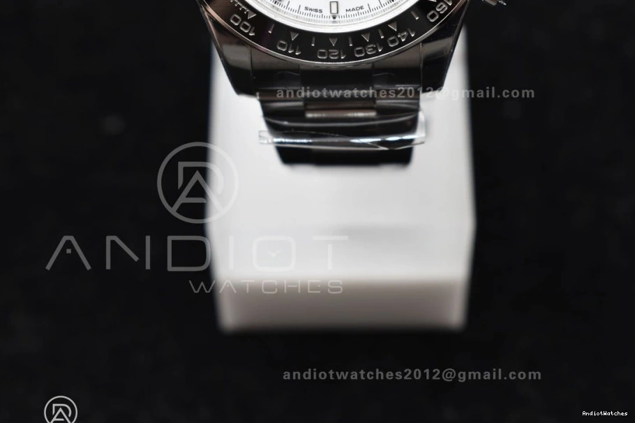 Daytona Dial DD White SS 782 1:1 Edition 904L 126500 Bracelet Best on Steel Functional VSF 1218